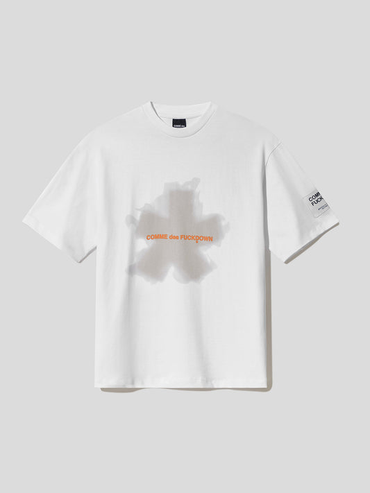 CFABM00079 - T-Shirt In Jersey Con Stampa Sul Davanti Bianco