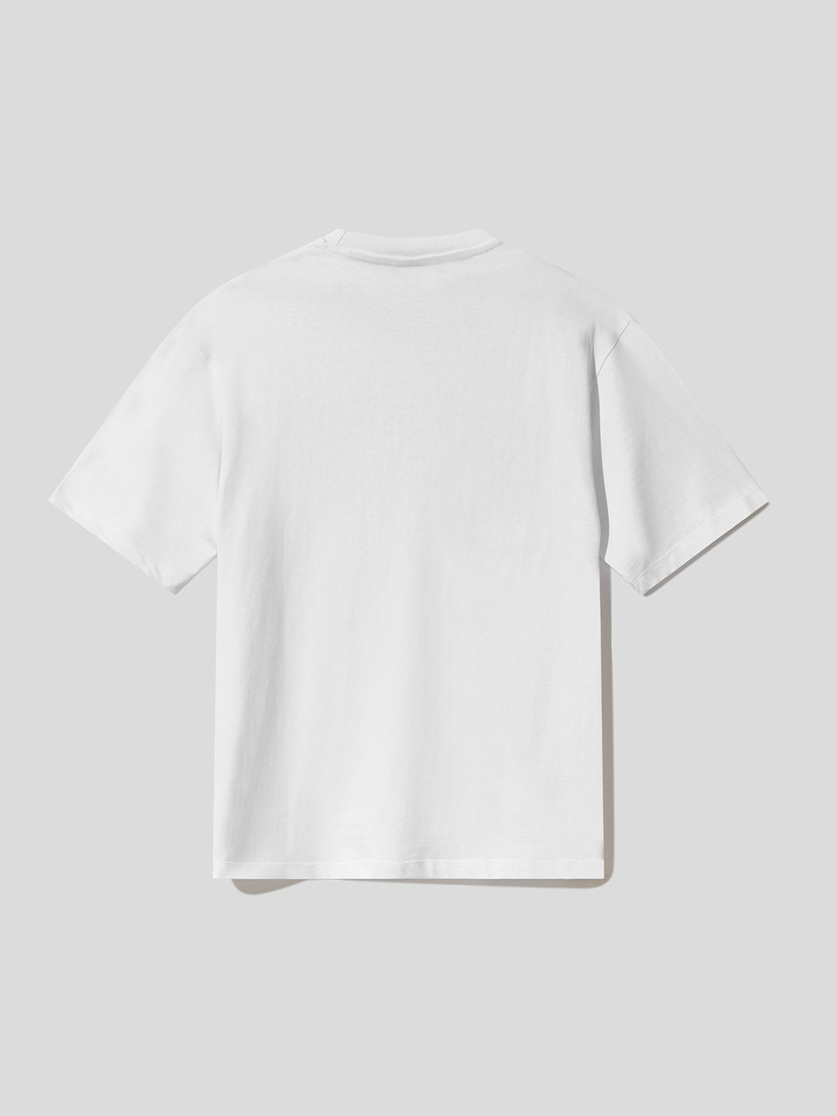 CFABM00027 - T-Shirt In Jersey Con Applicazione Sul Davanti Bianco