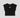 CFABW01242 - Crop top a coste con applicazione in silicone • Nero