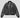 Faux Leather Bomber Jacket with Embroidery and Patches • Black