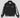 Felt Bomber Jacket with Patch and Embroidery • Black