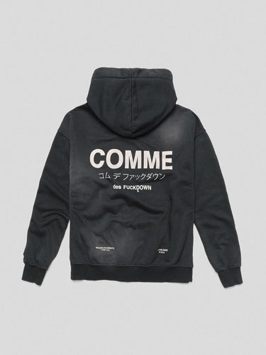 T-Shirt Comme des Fuckdown con stampa signature uomo