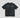 T-Shirt Tinta Con Stampa Sul Davanti E Retro • Nero