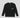 Top with Overlapping Effect on the Neck and Embroidery • Black
