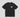 T-Shirt in Jersey with Print on Front and Back • Black