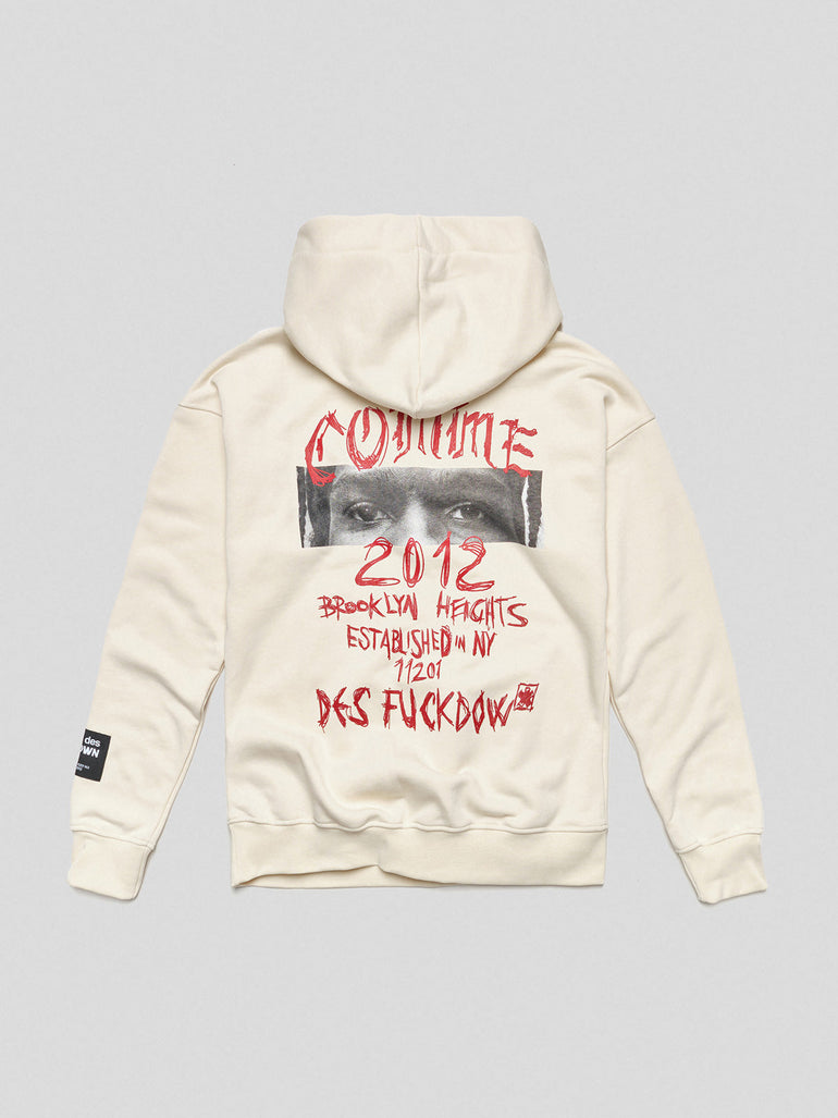 T-Shirt Comme des Fuckdown con doppia manica e stampa uomo