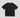 T-Shirt In Jersey Con Stampa Sul Retro E Ricamo Sul Collo • Nero