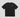 T-Shirt Con Applicazione Ricamata Sul Davanti E Stampa Sul Retro • Nero