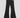 Pantalone A Zampa Con Applicazione In Silicone • Nero
