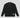 V-Neck T-Shirt with Label on Front • Black