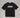 CFABM01927 - Jersey T-Shirt with Mock Opening and Front Print • Black