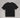 CFABM01927 - Jersey T-Shirt with Mock Opening and Front Print • Black