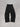 PANTALONE IN FELPA CON CINTO DOPPIATO E RICAMO SUL DAVANTI