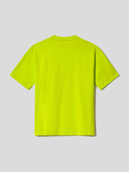 CFABM00027 - T-Shirt In Jersey Con Applicazione - Lime